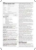 Preview for 50 page of DeWalt DXV15T Original Instructions Manual