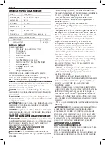 Preview for 5 page of DeWalt DXV38PRO Manual