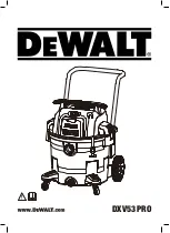 Предварительный просмотр 1 страницы DeWalt DXV53PRO Manual