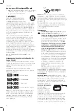 Предварительный просмотр 38 страницы DeWalt Flexvolt DCV585 Instruction Manual