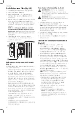 Предварительный просмотр 42 страницы DeWalt Flexvolt DCV585 Instruction Manual