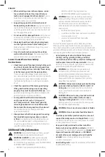 Preview for 6 page of DeWalt Max DCS574 Instruction Manual