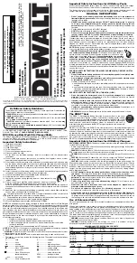 DeWalt N031867 Nstruction Manual preview