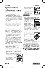 Предварительный просмотр 27 страницы DeWalt P2201 Operating Instructions Manual