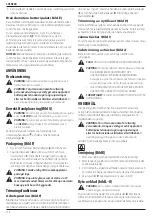 Preview for 116 page of DeWalt PRO LANDSCAPING DCM583N Original Instructions Manual