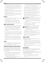 Preview for 28 page of DeWalt Pro Landscaping DCM587 Original Instructions Manual