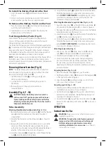 Preview for 33 page of DeWalt Pro Landscaping DCM587 Original Instructions Manual