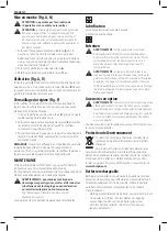 Preview for 54 page of DeWalt Pro Landscaping DCM587 Original Instructions Manual