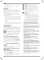 Preview for 106 page of DeWalt Pro Landscaping DCM587 Original Instructions Manual