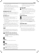 Preview for 121 page of DeWalt Pro Landscaping DCM587 Original Instructions Manual