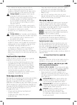Preview for 125 page of DeWalt Pro Landscaping DCM587 Original Instructions Manual