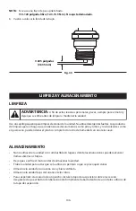 Предварительный просмотр 106 страницы DeWalt XGST227CS Operator'S Manual