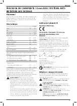 Предварительный просмотр 47 страницы DeWalt XR DCD460 Original Instructions Manual