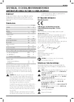 Предварительный просмотр 111 страницы DeWalt XR DCD460 Original Instructions Manual