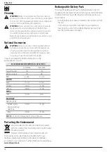 Preview for 40 page of DeWalt XR DCD470 Original Instructions Manual