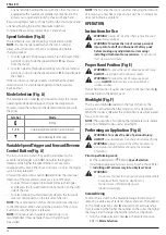 Preview for 36 page of DeWalt XR DCD701 Manual