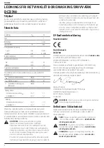 Предварительный просмотр 4 страницы DeWalt XR DCD740 Original Instructions Manual