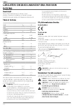 Предварительный просмотр 106 страницы DeWalt XR DCD740 Original Instructions Manual