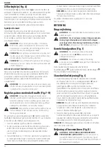 Preview for 14 page of DeWalt XR DCD991 Original Instructions Manual