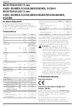 Preview for 16 page of DeWalt XR DCD991 Original Instructions Manual