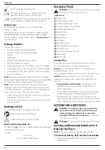 Preview for 36 page of DeWalt XR DCD991 Original Instructions Manual