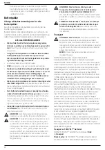 Preview for 96 page of DeWalt XR DCD991 Original Instructions Manual