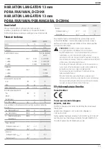 Preview for 115 page of DeWalt XR DCD991 Original Instructions Manual