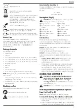 Preview for 11 page of DeWalt XR DCF887 Original Instructions Manual