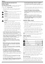 Предварительный просмотр 8 страницы DeWalt XR DCF921 Original Instructions Manual