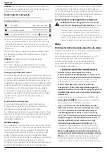 Preview for 22 page of DeWalt XR DCH072 Original Instructions Manual