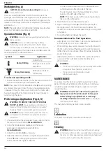 Preview for 38 page of DeWalt XR DCH072 Original Instructions Manual