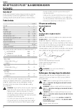 Preview for 88 page of DeWalt XR DCH072 Original Instructions Manual