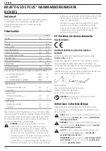 Preview for 120 page of DeWalt XR DCH072 Original Instructions Manual