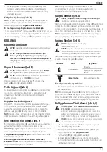 Preview for 139 page of DeWalt XR DCH072 Original Instructions Manual