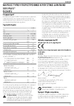 Preview for 141 page of DeWalt XR DCH072 Original Instructions Manual