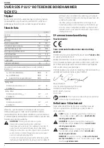 Предварительный просмотр 6 страницы DeWalt XR DCH172 Original Instructions Manual