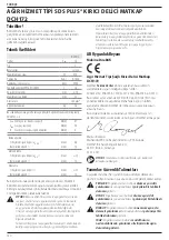 Предварительный просмотр 142 страницы DeWalt XR DCH172 Original Instructions Manual