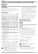 Предварительный просмотр 154 страницы DeWalt XR DCH172 Original Instructions Manual