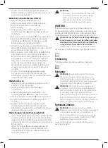 Preview for 27 page of DeWalt XR DCH614 Original Instructions Manual