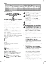 Preview for 30 page of DeWalt XR DCH614 Original Instructions Manual