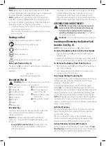 Preview for 36 page of DeWalt XR DCH614 Original Instructions Manual