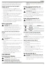 Предварительный просмотр 57 страницы DeWalt XR DCH832 Original Instructions Manual