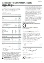 Предварительный просмотр 71 страницы DeWalt XR DCH832 Original Instructions Manual