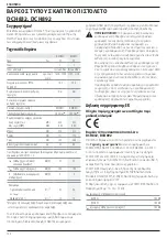 Предварительный просмотр 136 страницы DeWalt XR DCH832 Original Instructions Manual