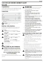 Preview for 5 page of DeWalt XR DCL045 Manual