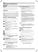 Preview for 4 page of DeWalt XR DCL050 Original Instructions Manual