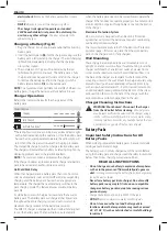 Preview for 34 page of DeWalt XR DCM571 Original Instructions Manual