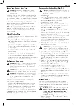 Предварительный просмотр 39 страницы DeWalt XR DCM571 Original Instructions Manual