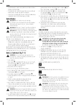 Предварительный просмотр 98 страницы DeWalt XR DCM571 Original Instructions Manual