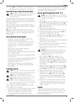Предварительный просмотр 143 страницы DeWalt XR DCM571 Original Instructions Manual